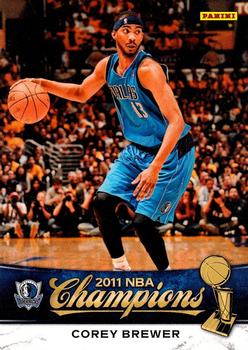 2011 Panini Dallas Mavericks NBA Champions #13 Corey Brewer Front