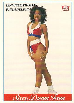 1991 Lime Rock Pro Cheerleaders Preview #20 Jennifer Thomas Front