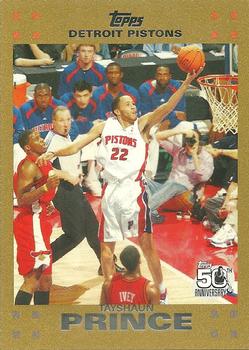 2007-08 Topps - Gold #92 Tayshaun Prince Front