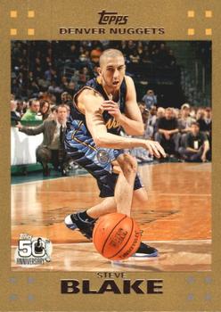 2007-08 Topps - Gold #102 Steve Blake Front