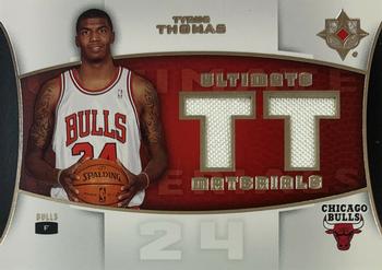 2007-08 Upper Deck Ultimate Collection - Ultimate Materials #ULT-TT Tyrus Thomas Front