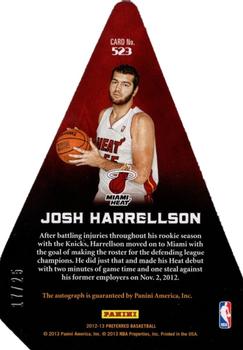 2012-13 Panini Preferred - Silver #523 Josh Harrellson Back