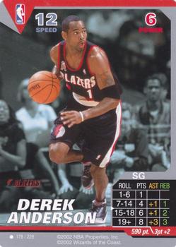 2002 NBA Showdown #178 Derek Anderson Front