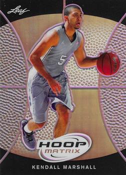 2012-13 Leaf Metal - Hoop Matrix Pink #HM-KM2 Kendall Marshall Front