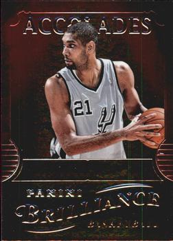 2012-13 Panini Brilliance - Accolades #12 Tim Duncan Front