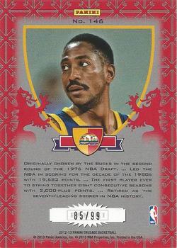 2012-13 Panini Crusade - Crusade Red #146 Alex English Back