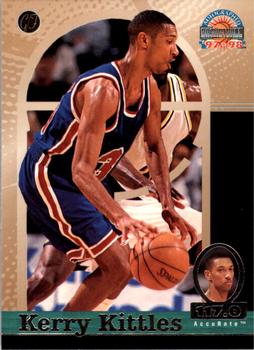 1997-98 Score Board Autographed #12 Kerry Kittles Front