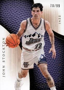 2012-13 Panini Immaculate Collection #97 John Stockton Front