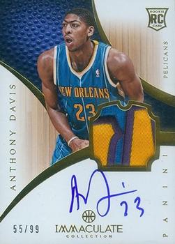 2012-13 Panini Immaculate Collection #134 Anthony Davis  Front