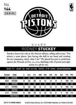 2013-14 Hoops #144 Rodney Stuckey Back