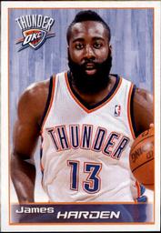 2012-13 Panini Stickers #179 James Harden Front