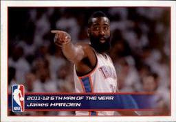 2012-13 Panini Stickers #264 James Harden Front