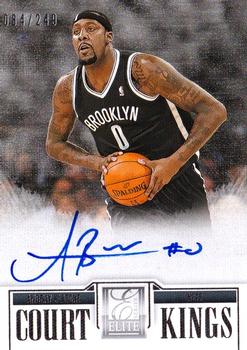 2012-13 Panini Elite Series - Court Kings Autographs #9 Andray Blatche Front