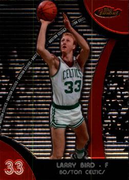 2007-08 Finest #50 Larry Bird Front