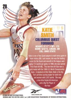 1999 SkyBox ABL #20 Katie Smith Back