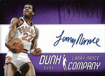 2012-13 Panini Intrigue - Dunk Company Autographs #17 Larry Nance Front