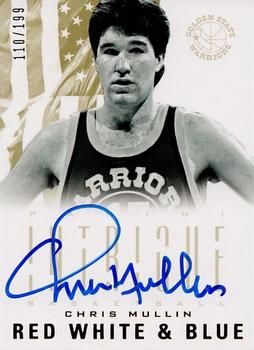 2012-13 Panini Intrigue - Red White and Blue Autographs #22 Chris Mullin Front