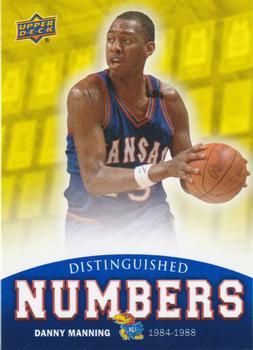 2013 Upper Deck University of Kansas - Distinguished Numbers #DN-9 Danny Manning Front