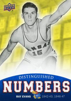 2013 Upper Deck University of Kansas - Distinguished Numbers #DN-1 Ray Evans Front