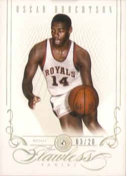 2012-13 Panini Flawless #74 Oscar Robertson Front