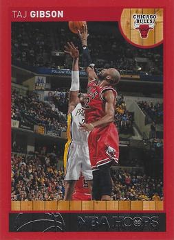 2013-14 Hoops - Red #244 Taj Gibson Front