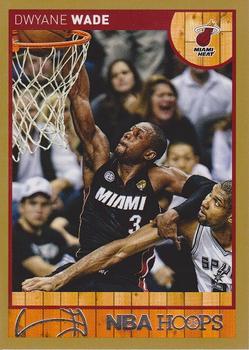 2013-14 Hoops - Gold #52 Dwyane Wade Front