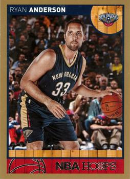 2013-14 Hoops - Gold #128 Ryan Anderson Front