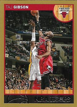 2013-14 Hoops - Gold #244 Taj Gibson Front