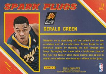 2013-14 Hoops - Spark Plugs #11 Gerald Green Back