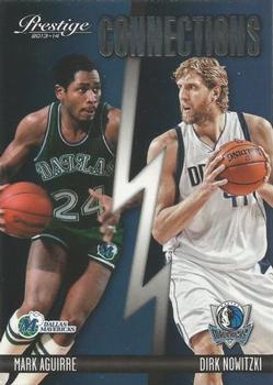 2013-14 Panini Prestige - Connections #14 Mark Aguirre / Dirk Nowitzki Front