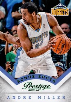 2013-14 Panini Prestige - Bonus Shots Green #25 Andre Miller Front