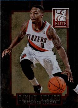 2013-14 Panini Elite #23 Damian Lillard Front