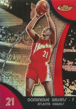 2007-08 Finest - Refractors #42 Dominique Wilkins Front