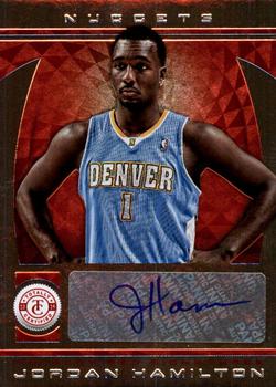 2013-14 Panini Totally Certified - Totally Red Signatures #157 Jordan Hamilton Front