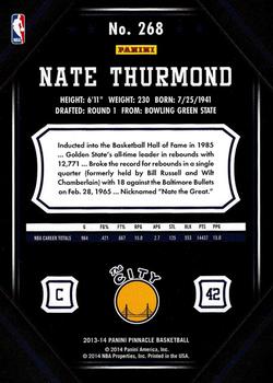 2013-14 Pinnacle #268 Nate Thurmond Back