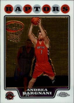 2008-09 Topps Chrome #44 Andrea Bargnani Front