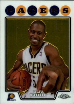 2008-09 Topps Chrome #116 T.J. Ford Front