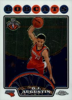 2008-09 Topps Chrome #189 D.J. Augustin Front