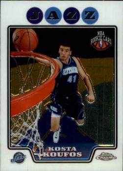 2008-09 Topps Chrome #202 Kosta Koufos Front