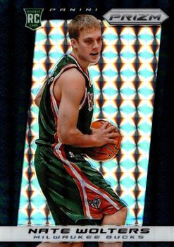 2013-14 Panini Prizm - Prizms Black Mosaic #268 Nate Wolters Front