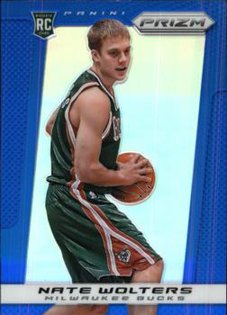 2013-14 Panini Prizm - Prizms Blue #268 Nate Wolters Front