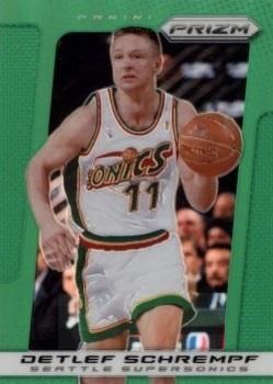 2013-14 Panini Prizm - Prizms Green #217 Detlef Schrempf Front