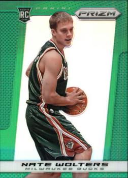 2013-14 Panini Prizm - Prizms Green #268 Nate Wolters Front