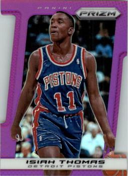 2013-14 Panini Prizm - Prizms Purple Die Cut #236 Isiah Thomas Front