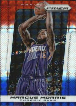 2013-14 Panini Prizm - Prizms Red White and Blue Mosaic #61 Marcus Morris Front