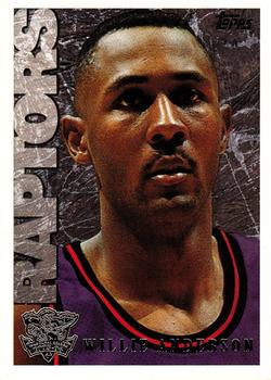 1995-96 Topps - Inaugural Season #171 Willie Anderson Front