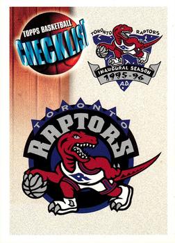 1995-96 Topps - Inaugural Season #9 Toronto Raptors Front