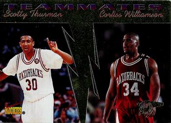 1996 Signature Rookies Premier #68 Corliss Williamson / Scotty Thurman Front