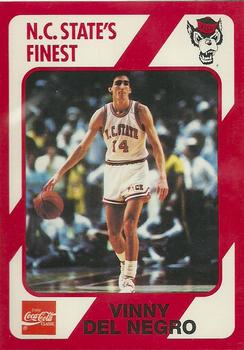 1989 Collegiate Collection North Carolina State's Finest #89 Vinny Del Negro Front