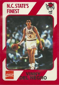 1989 Collegiate Collection North Carolina State's Finest #90 Vinny Del Negro Front